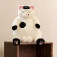 thumbnail image 3 of Juguetes de peluche Hugo Gato suave 45cm Negro, 3 of 9
