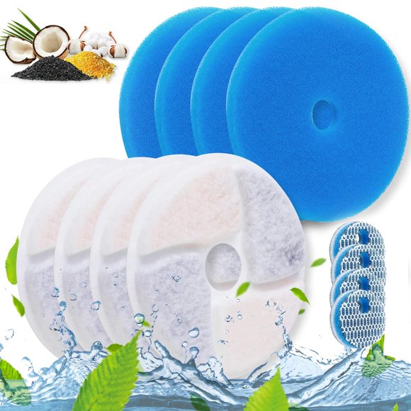 Filtros Profesionales Reutilizables Biubiucat para Fuente de Agua de Gatos