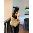 thumbnail image 3 of HLSOHJP Straw Beach Bag Women Hobo Bags Underarm Shoulder Bag Vintage Cute Basket Purse Everything Handbag Travel Summer Beach Bag, 3 of 7