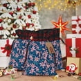 thumbnail image 6 of KLL Lilies Flowers for Christmas Gift Bag,Christmas Burlap Goody Gift Bags with Plaid Drawstrings for Xmas Presents Holiday Party Favor Treats Candy-Black, 6 of 8