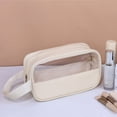 thumbnail image 4 of LCXmlly Portable Storage Bag Large Capacity Waterproof Portable Toiletry Makeup Pouch Organizer Clear PVC Travel Pouch with Zipper Handle, 4 of 9