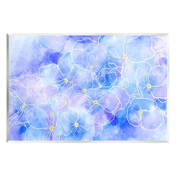 Contemporary Floral Shapes Botanical & Floral Graphic Art Unframed Art Print Wall Art