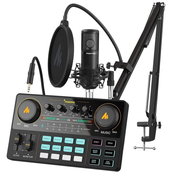 Paquete de equipos de podcast MAONO MaonoCaster Lite AU-AM200-S6