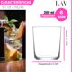 thumbnail image 3 of Juego de 6 Vasos LAV Assos Vidrio Cristal 360 ml Para Cocina Banquetes Fiestas, 3 of 6