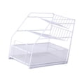 thumbnail image 4 of Tnarru Spice Rack Spice Storage Holder 3 Layer Display Organization,Multipurpose,Jar Shelf,Seasoning Organizer for Pantry Table Cafe , white, 4 of 8