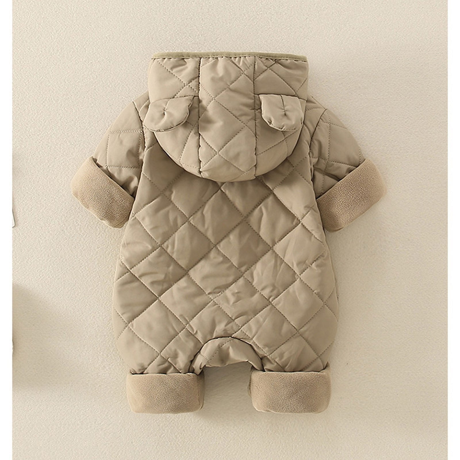 Kogui Toddler Boys Snowsuit Baby-Boys Baby One Piece Snowsuit Boy Size 12 18 Months (Khaki,12-18 Months)