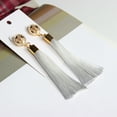 thumbnail image 3 of Soumake 1 Pair Women Earrings Anti-Rust Eye-Catching Durable Bohemia Tassels Earrings For Prom Fashion, 3 of 8