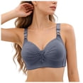 thumbnail image 6 of idosla Women Padded Push Up Bras Seamless Soft Underwire T-Shirt Bra (Grey, 44), 6 of 6