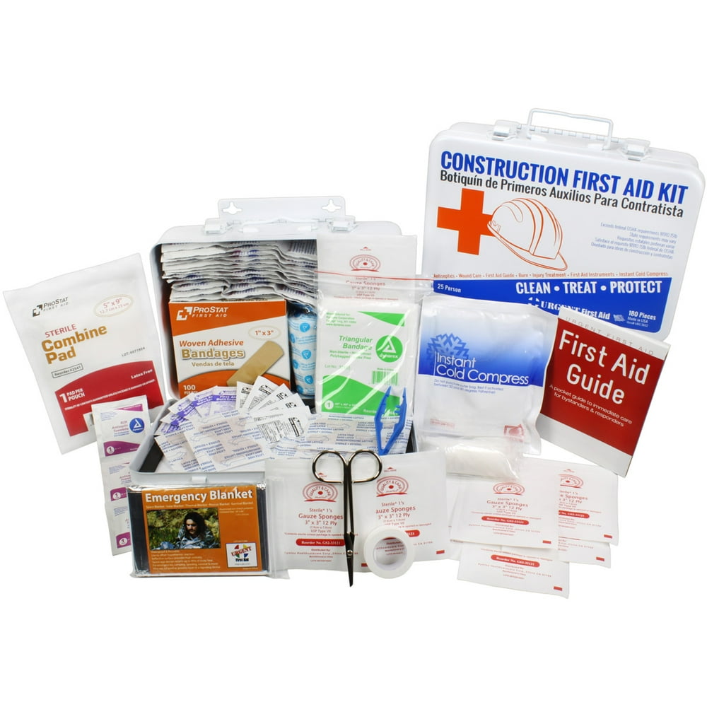 OSHA Contractors First Aid Kit for Job Sites up to 25 People ? Gasketed