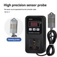 thumbnail image 2 of US PLUG,Smart Humidity Controller Socket Wall Mounted Electronic Hygrometer Humidity Regulator Control Switch, 2 of 8