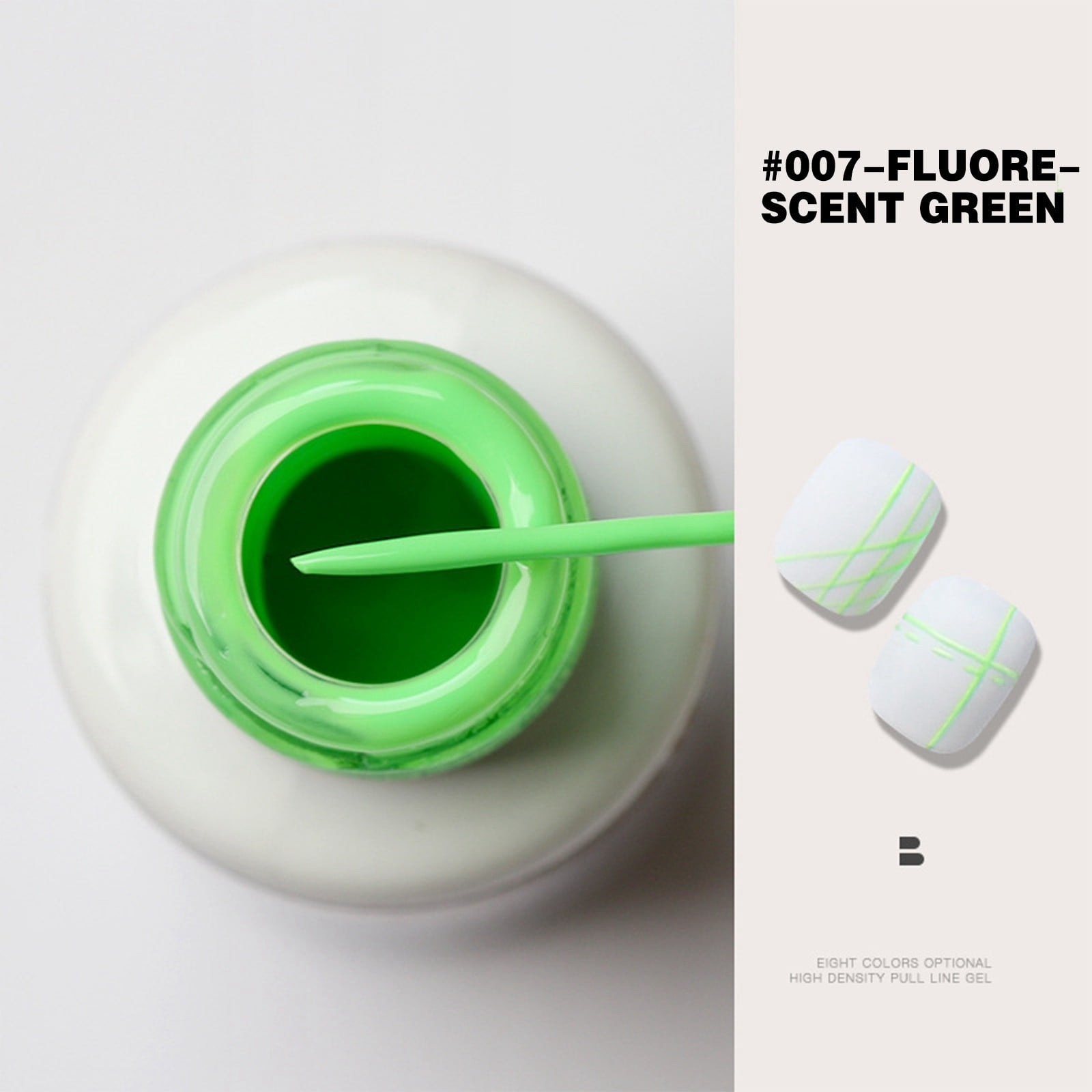 keusn 8 color solid color nail polish glue pull glue nail painting glue