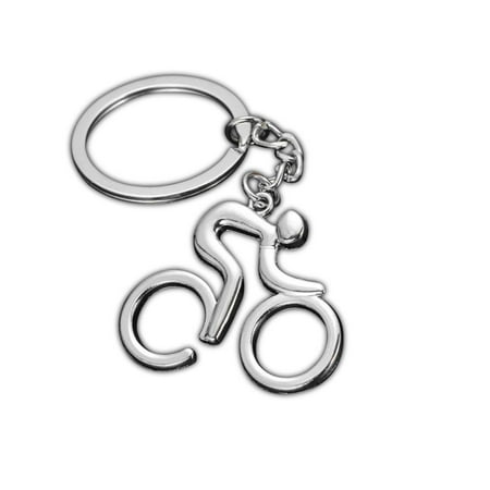 - Holiday Clearance Silver Metal Bicycle Bike Cycling Riding Keychain Keyring Keyfob Key Chain Ring