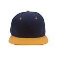 thumbnail image 2 of Top Headwear Flat Bill Adjustable Snapback Cap - Navy/Gold, 2 of 2