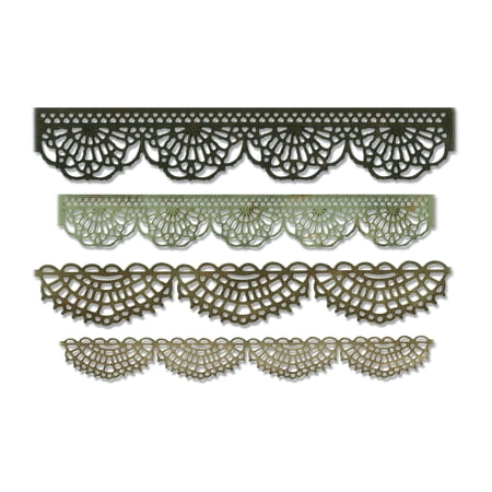 UPC: 0630454257752 | Sizzix Thinlits Die Set 4PK Crochet by Tim Holtz