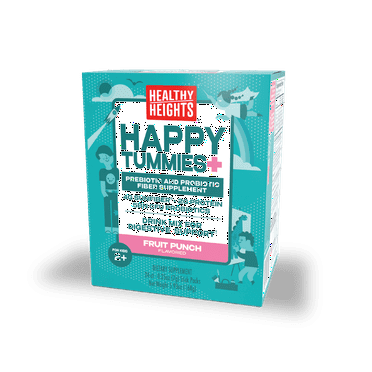 Healthy Heights® Happy Tummies Kids Probiotic and Prebiotic Dietary Supplement, Kids, 24 Count