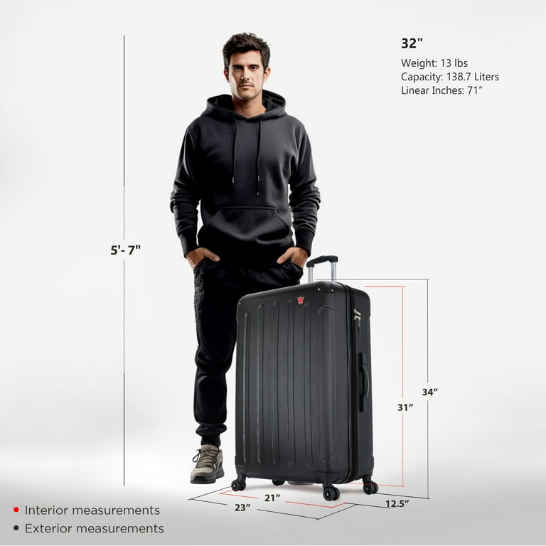 Dunlop suitcase 32 inch hot sale