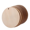 thumbnail image 4 of jifeng 25pcs en Bois Rond Inachevé Scrapbooking Fête de Mariage Pendaison Cadeau 80mm 25Pcs, 4 of 9