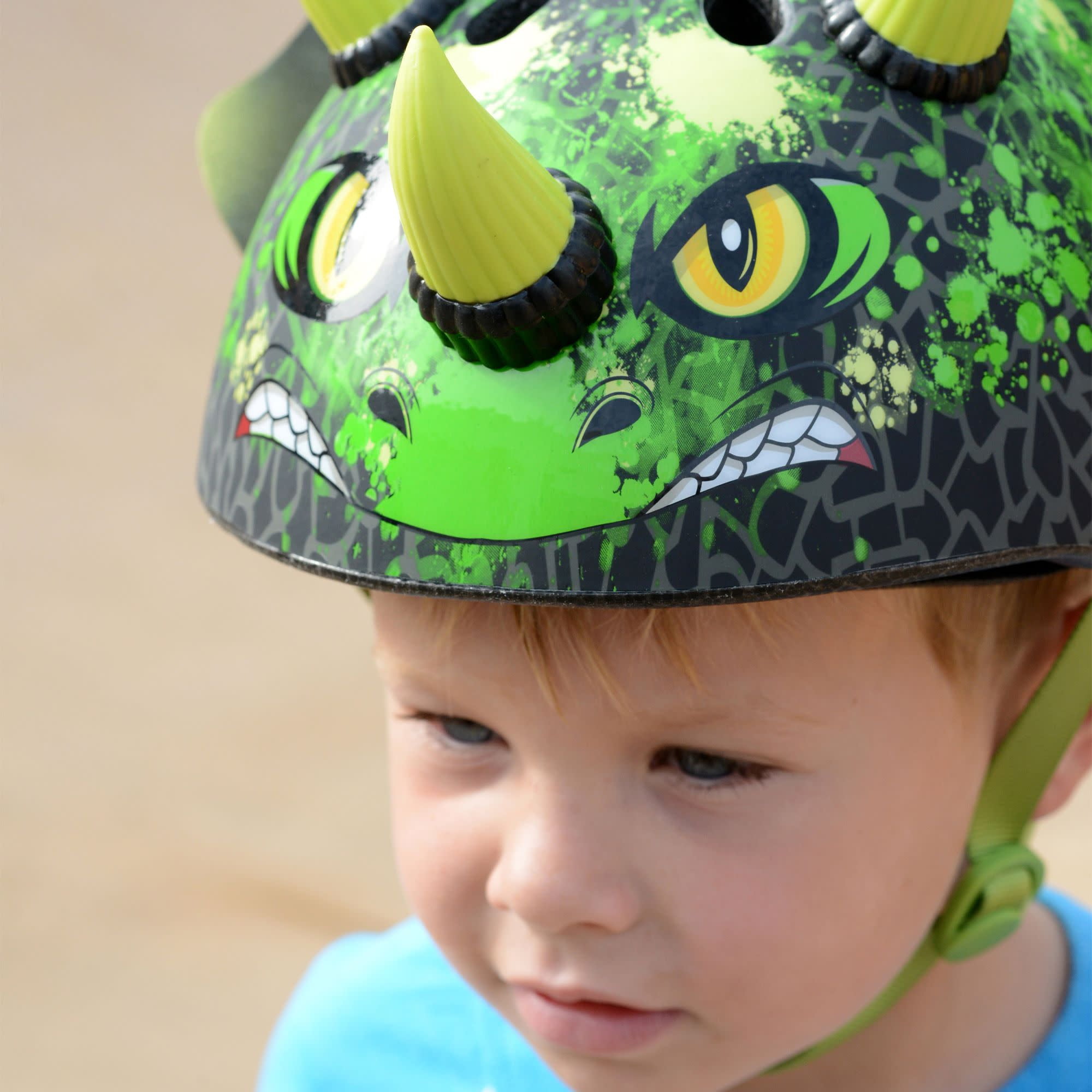 triceratops bike helmet