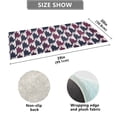 thumbnail image 3 of Haosy Pied De Poule Pattern Bathroom Rugs Non Slip Absorbent Soft Plush Quick Dry Bath Mat, 39"x20", 3 of 8