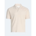 thumbnail image 5 of Free Assembly Men's Textured Polo Camp Shirt, Sizes S-3XL, 5 of 6