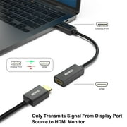 BENFEI 4K DisplayPort to HDMI Adapter, Uni-Directional DP 1.2 Computer to HDMI 1.4 Screen Gold-Plated DP Display Port to HDMI Adapter (Male to Female) Compatible with Lenovo Dell HP and Other Passive