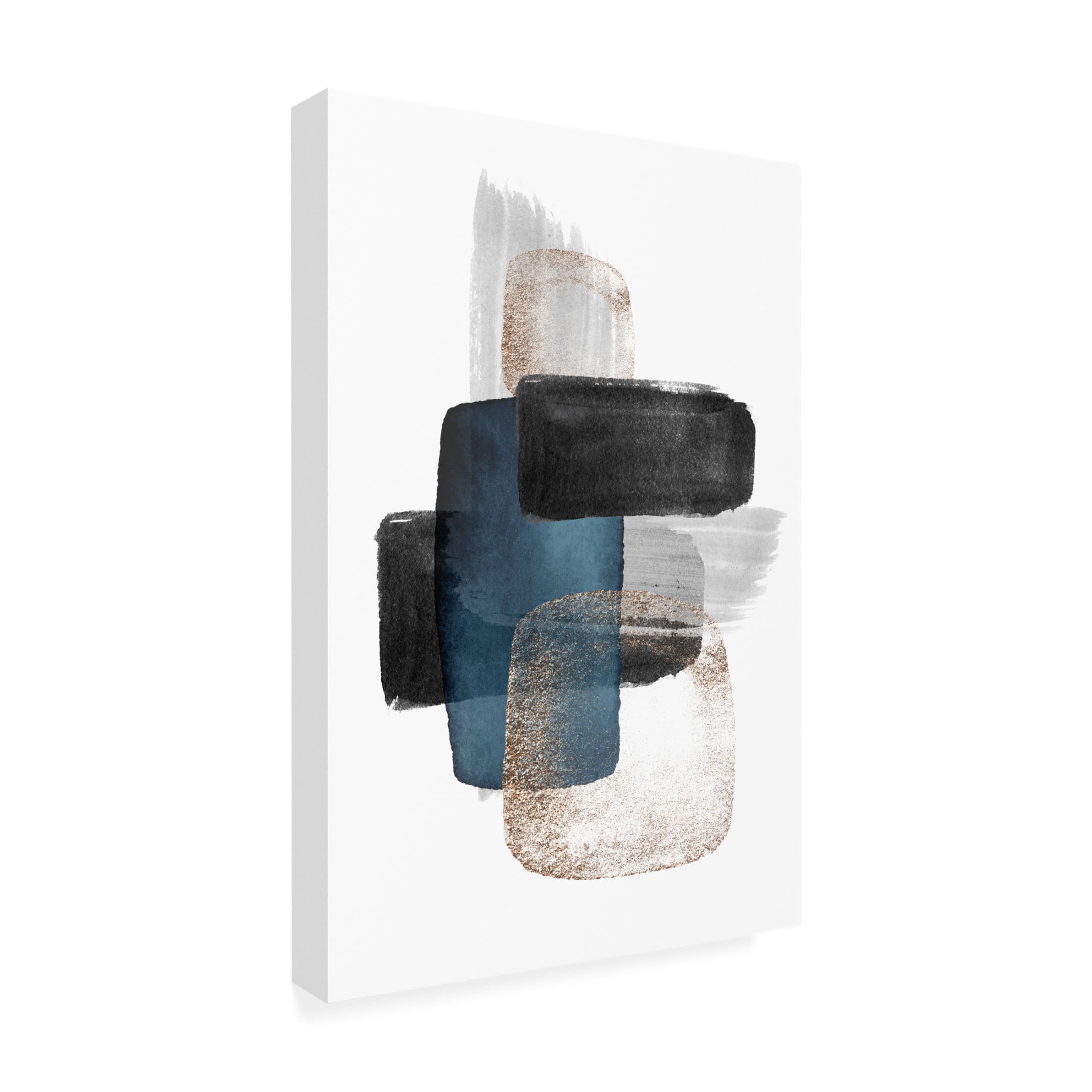 Trademark Fine Art Sally Ann Moss Night Blue 2 Canvas Wall Art