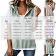 thumbnail image 4 of Feancey Womens Short Sleeve Hoodie Sweatshirts 2 In 1 V Neck Side Split Pullover Tops Color Block Casual Lightweight Hooded Sweatshirt for Office Daily Wear Purple 3XL, 4 of 8