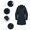 Dark Blue, variant on WREESH Fashion Winter Jacket Womens Solid Color Detachable Hat Windbreaker Women'S Long Sleeved Thin Jacket Long Sleeved Hooded Casual Jacket Olive Green