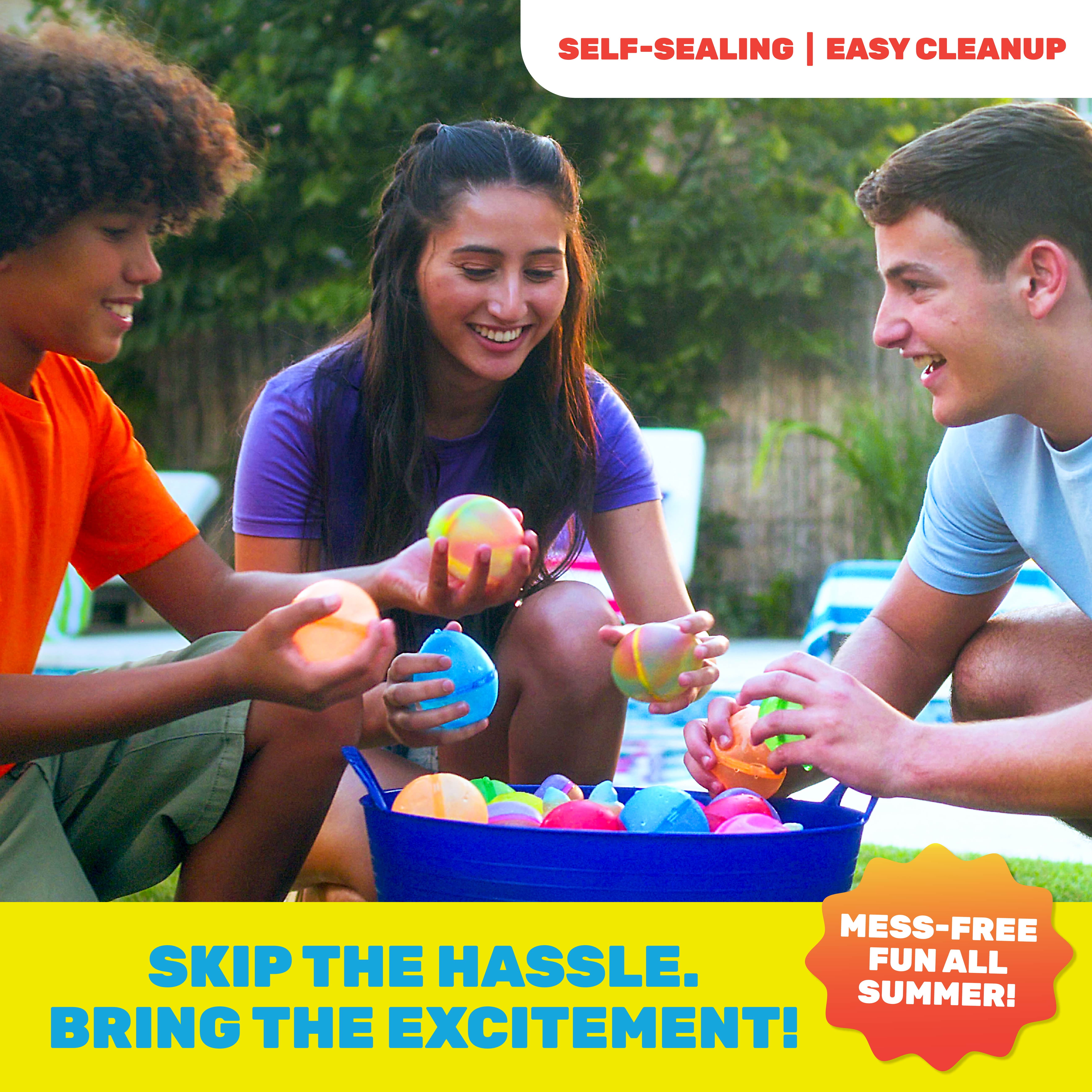 Hydroburst 6-Pack Reusable Water Balloons, Includes 6 Refillable Balloons by What Do You Meme?