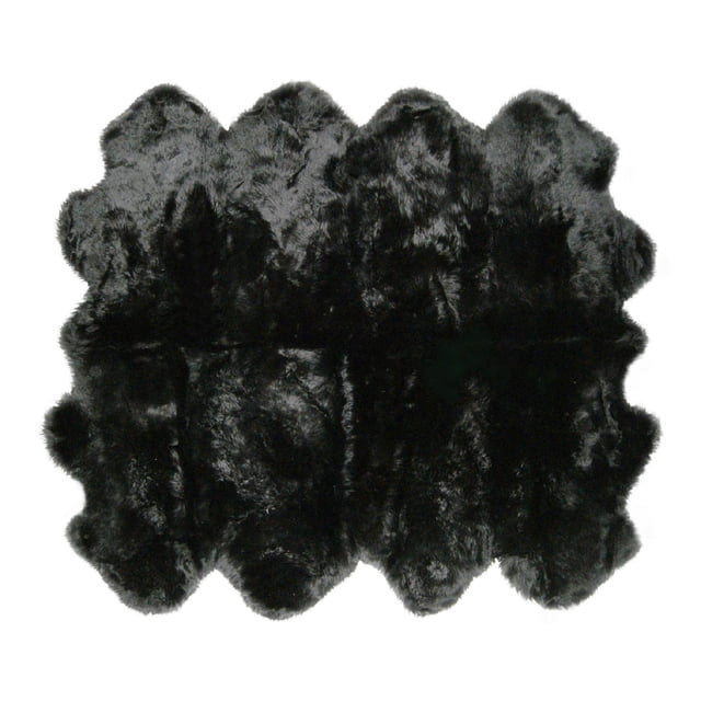 Natural New Zealand Sheepskin Octo Rug | 7'x5.5'