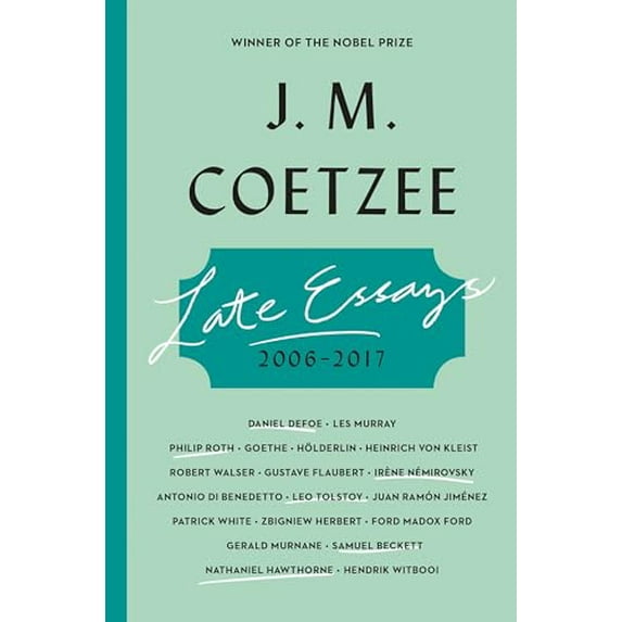Pre-Owned Late Essays: 2006-2017, 9780735223912, 0735223912, Hardcover,