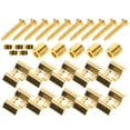 thumbnail image 3 of KAKOWELY guitar string adjusters 5 Sets Metal Vintage Style Guitar String Trees Guide Retainers With Mounting Screw Compatible With Fender Strat Style Electric Guitar, 3 of 5