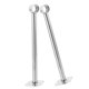 thumbnail image 1 of BRIGHTFUFU 2 Unids 32 MM de Acero Inoxidable Armario Varilla Soporte Armario de Montaje Soporte de Tubo Heavy Duty Cortina de Ducha Tubería para Balcón Baño cocina, 1 of 8