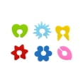 thumbnail image 2 of 6pcs Silicone Wine Glass Marker Creative Colorful Petals Design Sticker Sucker Mark Glass Identification Perfect for Parties (Random Color), 2 of 5