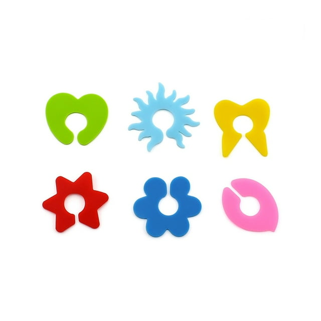 ADDHAT 6Ud Accesorios Decorativos De Silicona Para Identificar En Reuniones Y Eventos