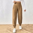 thumbnail image 5 of Lmueinov Leggings with Pockets for Women High Waisted Tummy Control Yoga Pants Elastic Wide Waistband Casual Joggers for Daily Workout Loungewear S-3XL, 5 of 7