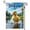 A, variant on XaaKee Garden Flags, Sweet Duck Baby Duckling Reflective Water Calligraphy Garden Flag, Double-Sided High-Quality White Linen Yard Flags, Yard Flag Lawn Banner, 12x18Inch