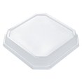 thumbnail image 2 of Restaurantware-LIDS ONLY: Sustain 7.87 x 7.87 x 1.3 Inch Dome Lids, 100 Disposable PLA Plastic Dome Lids - Containers Sold Separately, Sustainable, Clear Plastic Container Lids, For Takeaways, 2 of 4