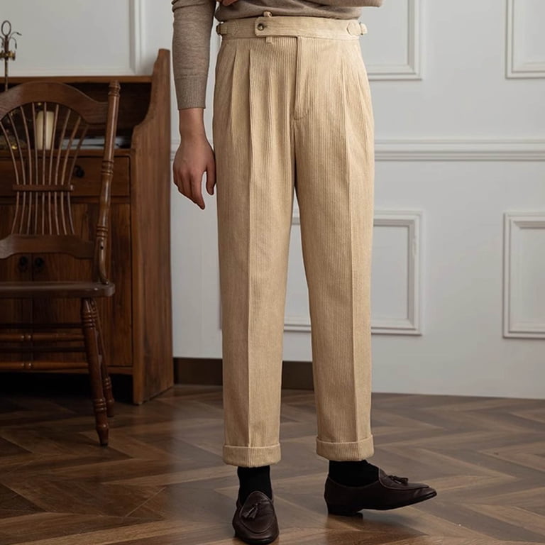 Men's Classic Fit Velvet Dress Pants Slim Fit Comfort Suit Elastic Waist Full Length Pants C-Beige - Walmart.com Men's Classic Fit Velvet Dress Pants Slim Fit Comfort Suit Elastic Waist Full Length Pants C-Beige - Walmart.com