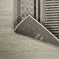 thumbnail image 4 of JONATHAN Y SANTA MONICA 2 x 8 Runner Rug, Haynes Double Stripe - Black/Beige, SMB202D-28, 4 of 7