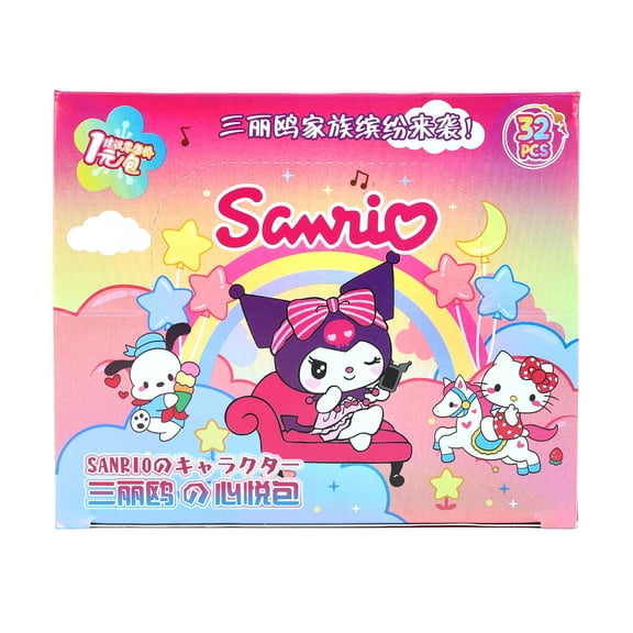 A box of Sanrio Collector's Edition Super Flash Card Blind Box - Classic Character Card Supplement Pack Gift Box