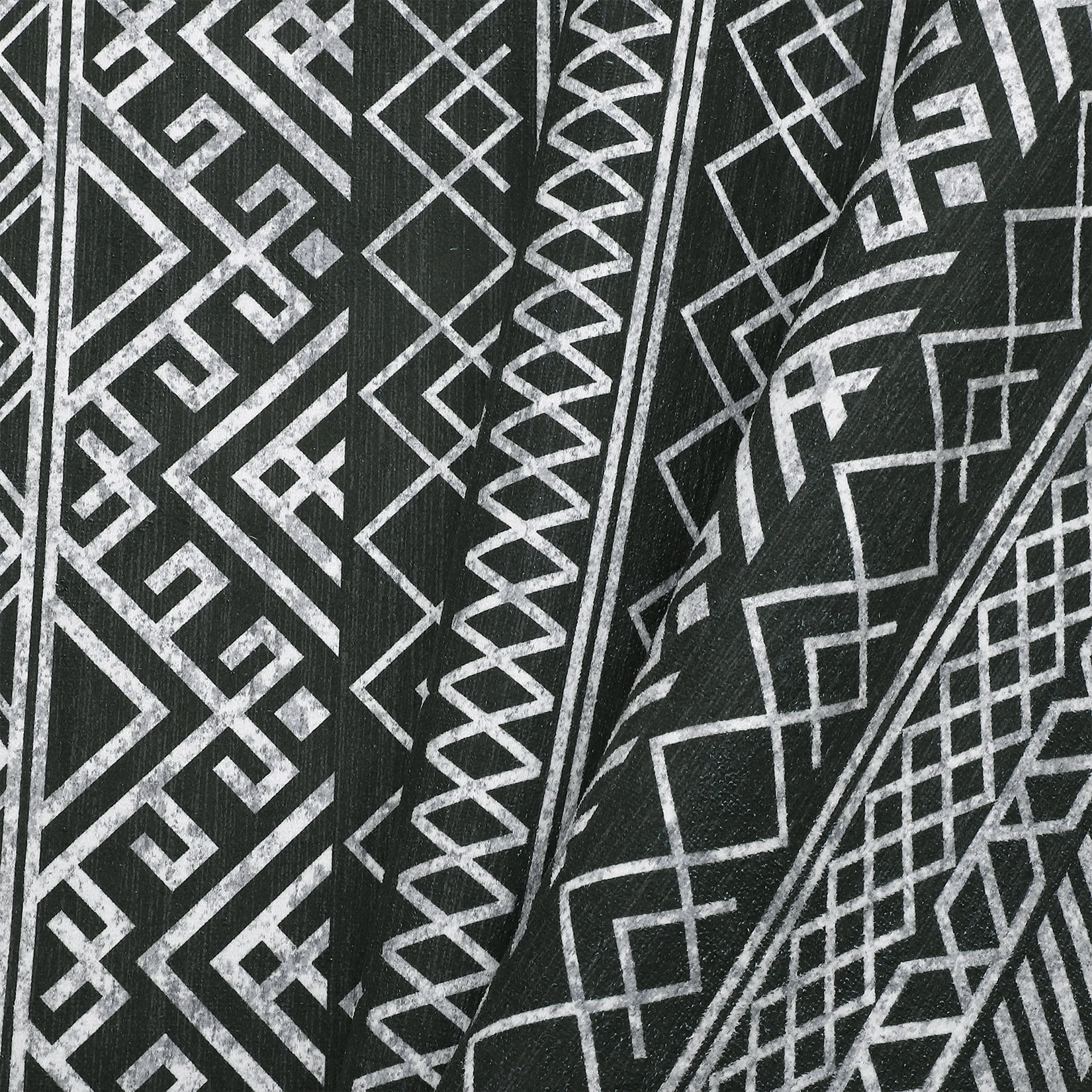 HOMERRY 9' x 12' Area Rug for Living Room Washable Bedroom Modern Geometric Carpet for Floor Decoration, Black