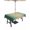 Khaki Deep Green, variant on Outdoor Tablecloths with Umbrella Hole & Zipper, Navy Blue Ombre Tablecloth Rectangle 60x84 Inch, Modern Yellow Gradient Farmhouse Art Waterproof Table Cloth, Patio/Pool/Picnic Table Covers