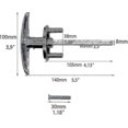 thumbnail image 5 of Garage Door Keyed T-handle Lock Kit With 2keys,universal Shed Door Lock T Handle, 5 of 5