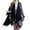 Black, variant on Hontri Scarf Shawl in Sale, Women's Travel Plaid Shawl Wrap Front Open Poncho Warm Oversized Sweater Casual Cardigan Shawl Suitable for Autumn and Winter Shawl Wraps for Women Black