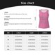 thumbnail image 5 of Balery Gingham Camiseta sin mangas estampada ligera para mujer, tops de entrenamiento sin mangas, camisetas de yoga transpirables de secado rápido.-Small, 5 of 7