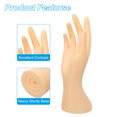 thumbnail image 3 of Hand Ring Holder, Hand Jewelry Holder Ring Display Stand Jewelry Display Bracelet Display Heavy Sturdy Base for Room Decorative, Beige, 3 of 5