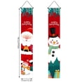 thumbnail image 4 of Inteprter 2 piezas de pancartas colgantes de Navidad, carteles de porche, decoración Exterior de cumpleaños Vertical, adornos de ventana para el hogar, Kits de decoración para fiestas 166634 Inteprter HA010123-06B, 4 of 6