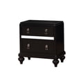 thumbnail image 4 of Silver Orchid Gibson Clarita Glam Wood 2-Drawer Nightstand by  Rose Gold Mirrored Finish, Goldtone Finish, 4 of 5