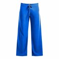 thumbnail image 6 of PNTUTB Wide Leg Pants for Men Solid Color Drawstring Trousers Casual Loose Comfortable Trendy Lounge Workout Yoga Sporty Pants, 6 of 7